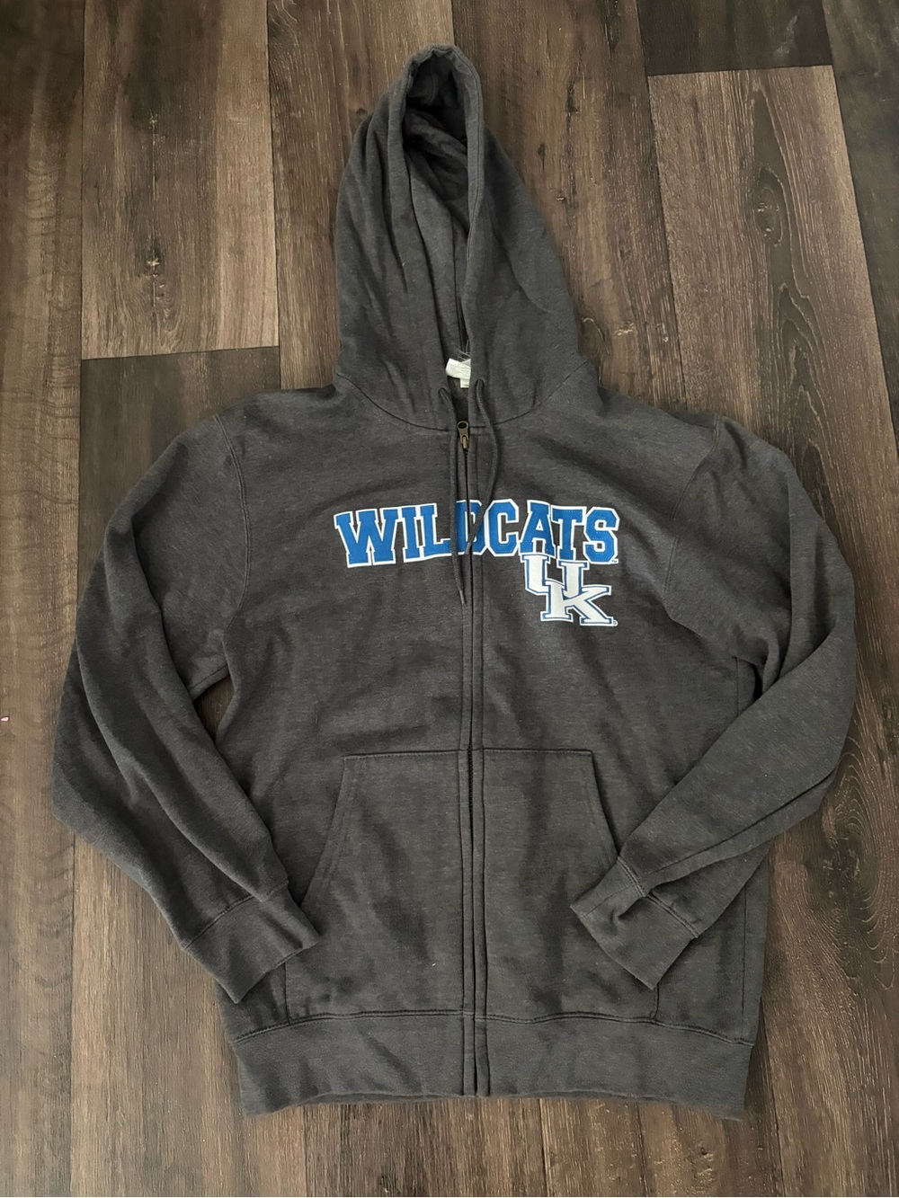Wildcats UK Gray Zip-Up Hoodie